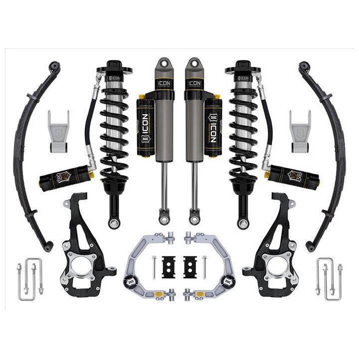 Zestaw Zawieszenia z Resorami ICON 3,5-4,5'' Lift, Stage 4, Billet F-150 4WD 2021-2023