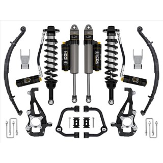 Zestaw Zawieszenia z Resorami ICON 3,5-4,5'' Lift, Stage 4, Wahacze Rurowe F-150 4WD 2021-2023