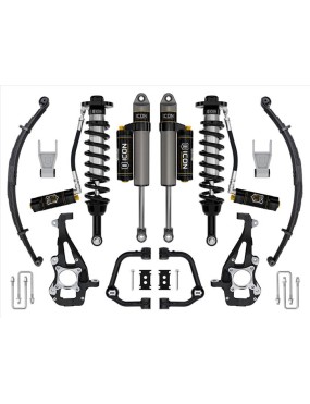 Zestaw Zawieszenia z Resorami ICON 3,5-4,5'' Lift, Stage 4, Wahacze Rurowe F-150 4WD 2021-2023