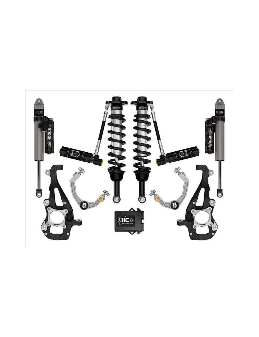 Zestaw Zawieszenia ICON 3,5-4,5'' Lift, Stage 5, Billet F-150 4WD 2021-2023