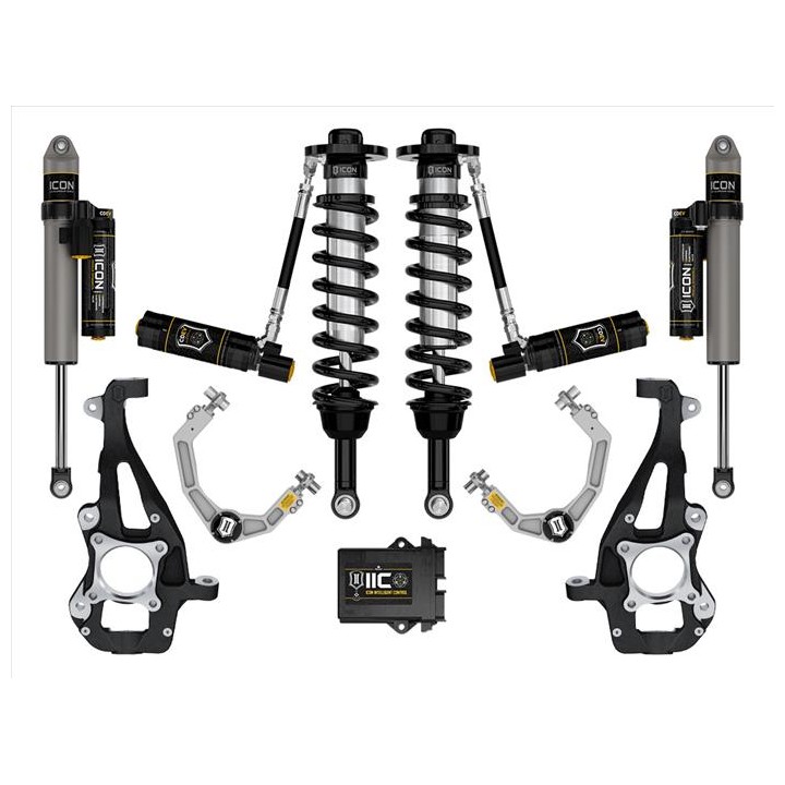 Zestaw Zawieszenia ICON 3,5-4,5'' Lift, Stage 5, Billet F-150 4WD 2021-2023