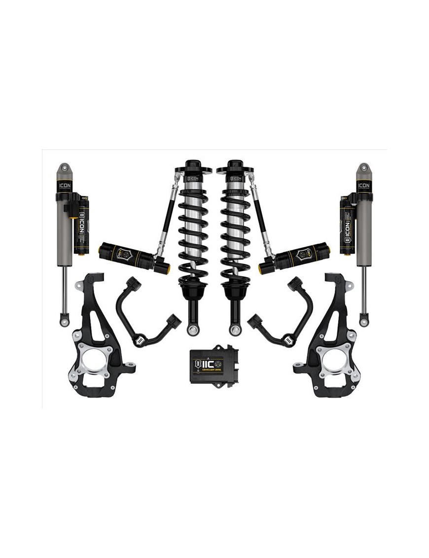 Zestaw Zawieszenia ICON 3,5-4,5'' Lift, Stage 5, Wahacze Rurowe F-150 4WD 2021-2023