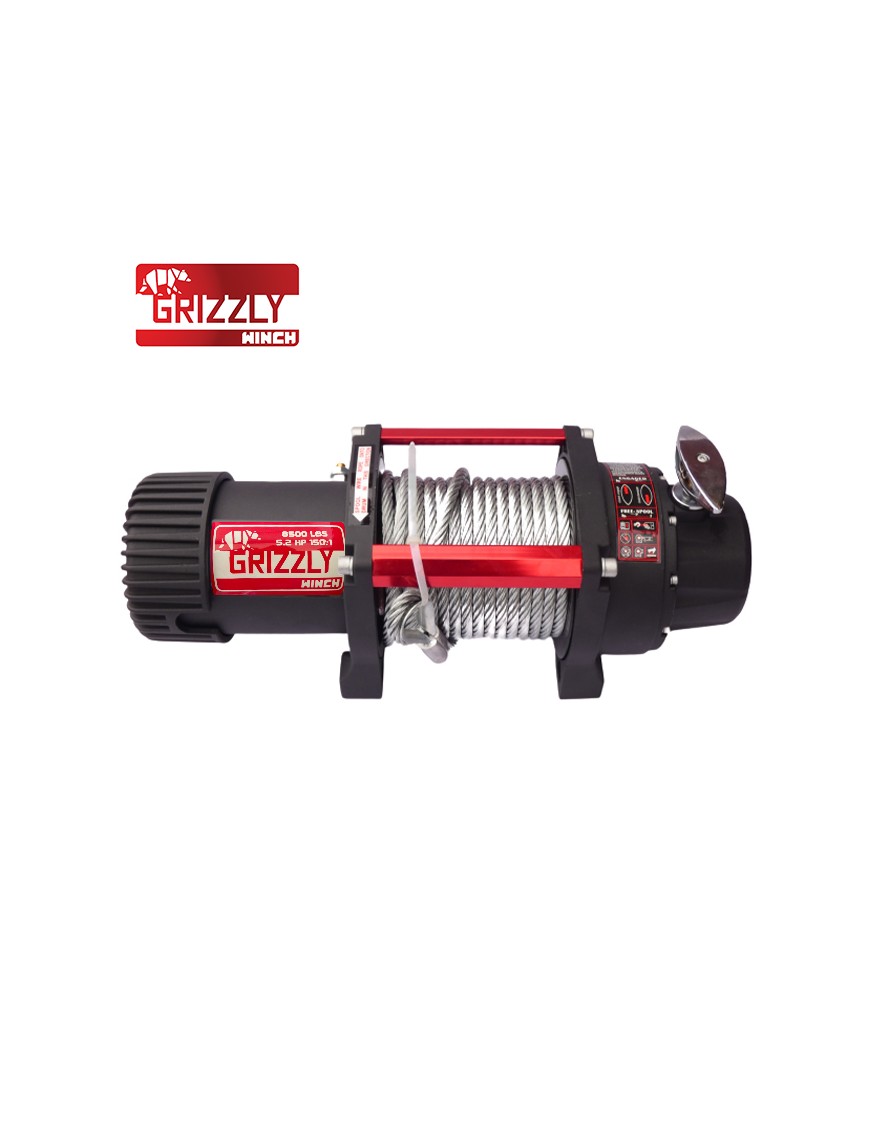 Wyciągarka Grizzly Winch 8500lbs 150:1 Lina Stalowa