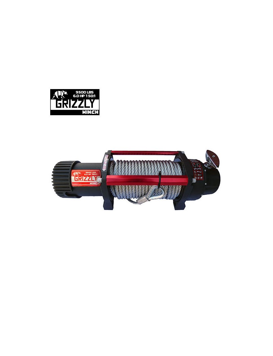 Wyciągarka Grizzly Winch 9500lbs 150:1 Lina Stalowa