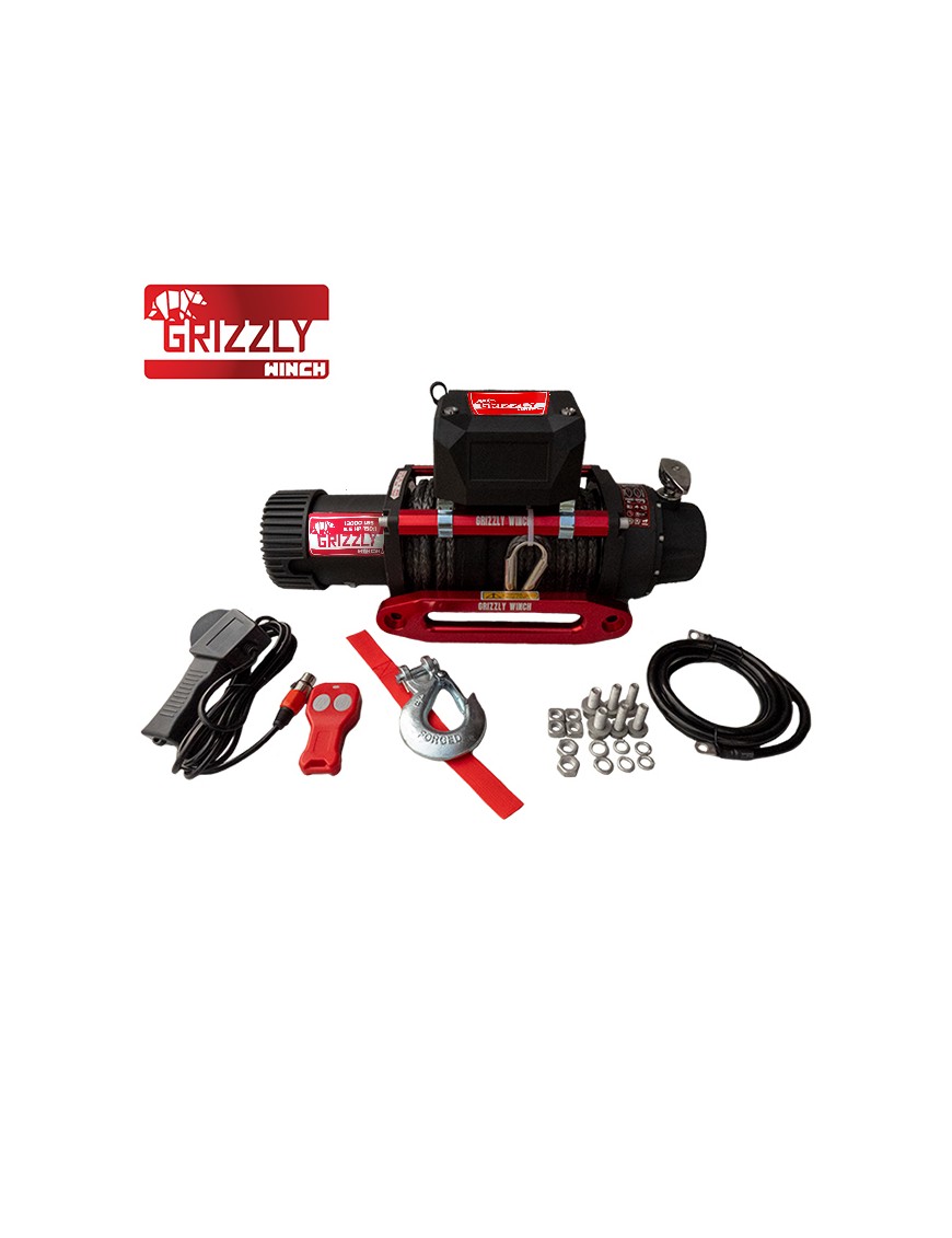 Wyciągarka Grizzly Winch 13000LBS 150:1 Lina Syntetyczna