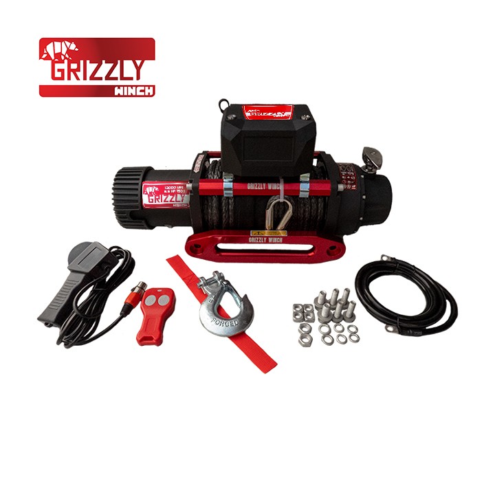 Wyciągarka Grizzly Winch 13000LBS 150:1 Lina Syntetyczna