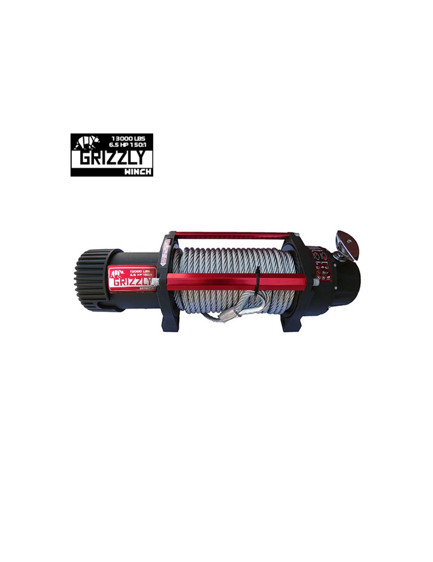 Wyciągarka Grizzly Winch 13000LBS 150:1 Lina Stalowa