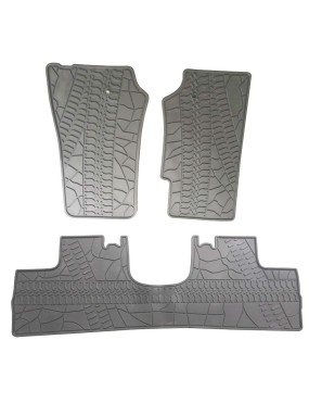 Zestaw dywaników gumowych Jeep Wrangler 2007-2013 JKU 4d