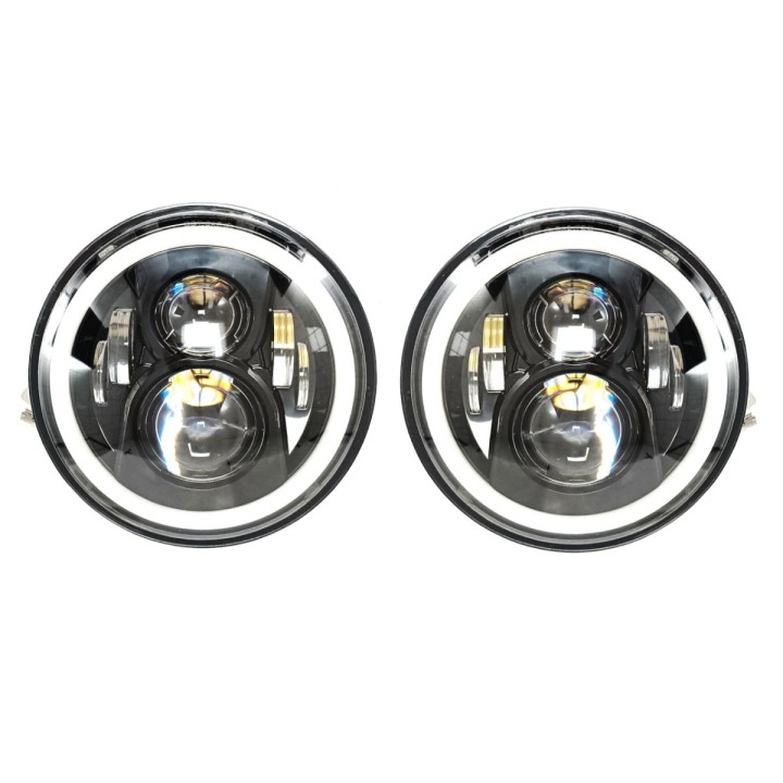 Zestaw Reflektorów 7'' 60W LED 2 Sztuki