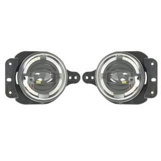 Światła przeciwmgielne LED Jeep WRANLGER JL, 30W 2000lm, aluminiowa obudowa