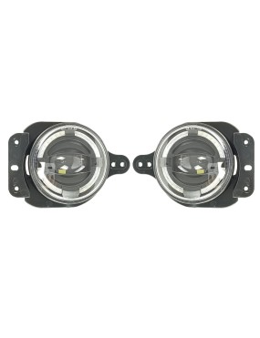 Światła przeciwmgielne LED Jeep WRANLGER JL, 30W 2000lm, aluminiowa obudowa