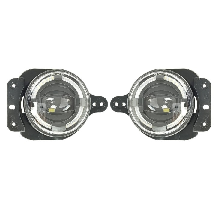 Światła przeciwmgielne LED Jeep WRANLGER JL, 30W 2000lm, aluminiowa obudowa
