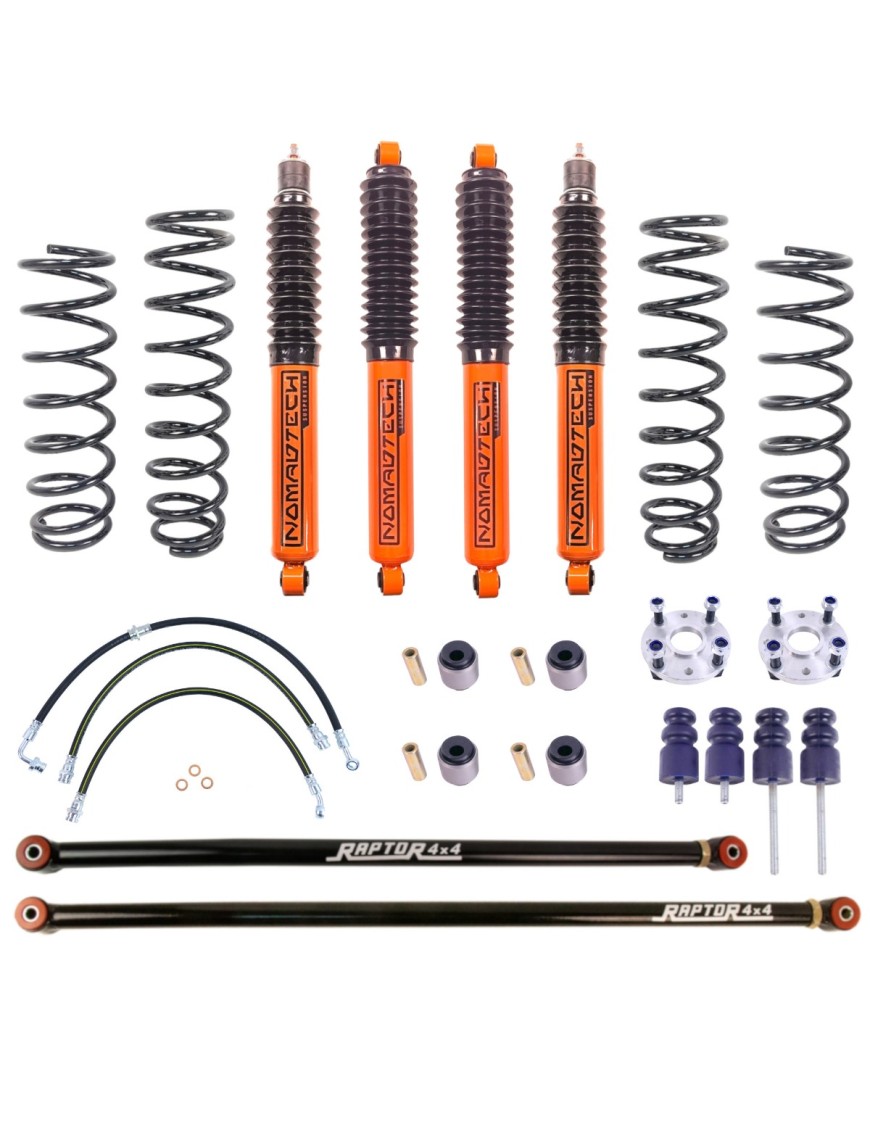 Zestaw lift zawieszenia Suzuki Jimny +3'' STAGE 2 Nomadtech