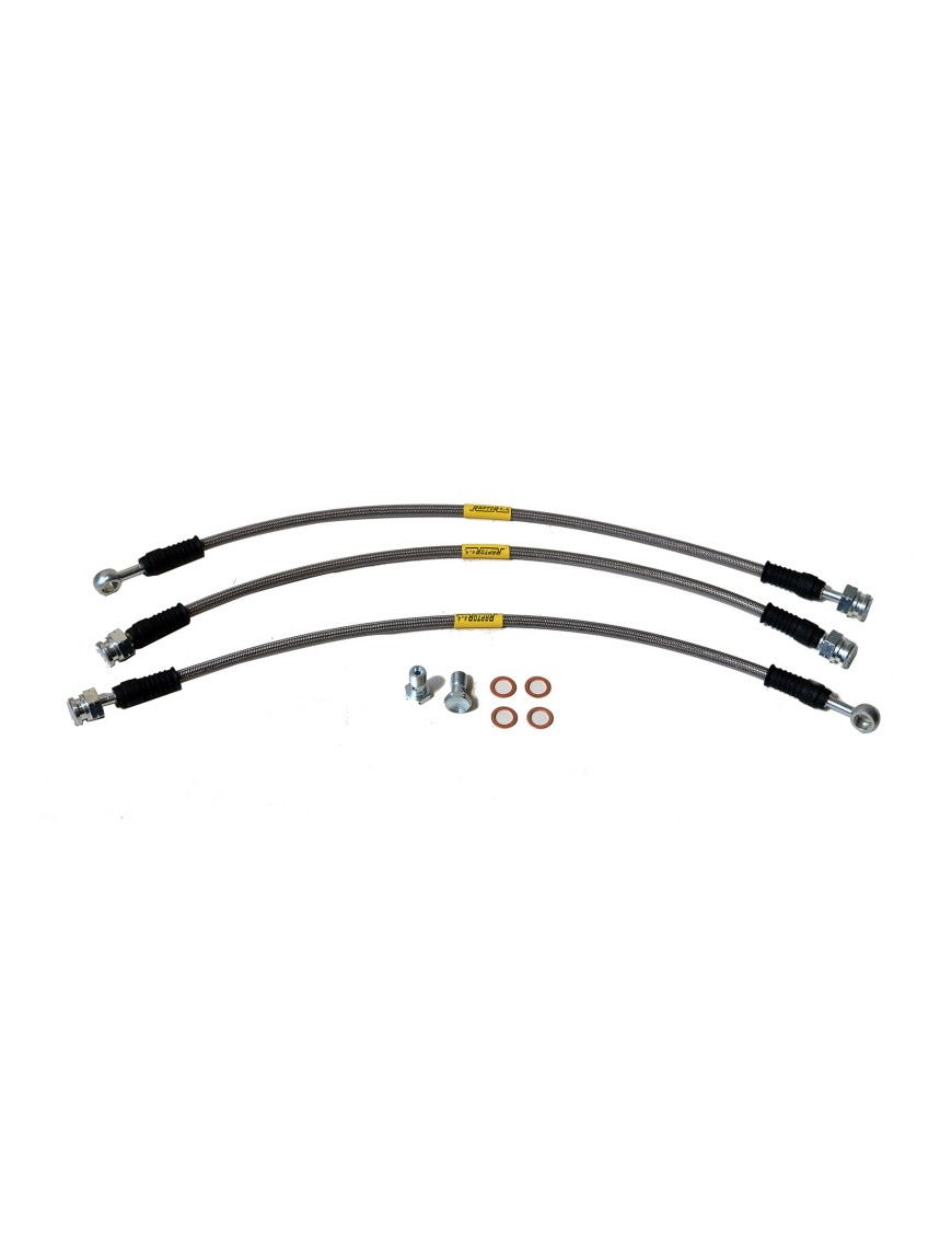 Elastyczne przewody hamulcowe +10cm do Suzuki Samurai lift zestaw