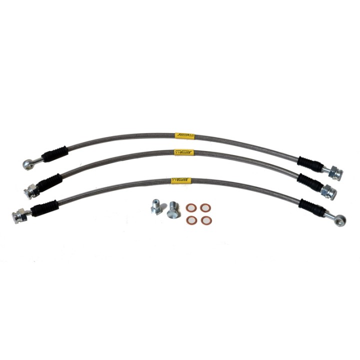 Elastyczne przewody hamulcowe +10cm do Suzuki Samurai lift zestaw