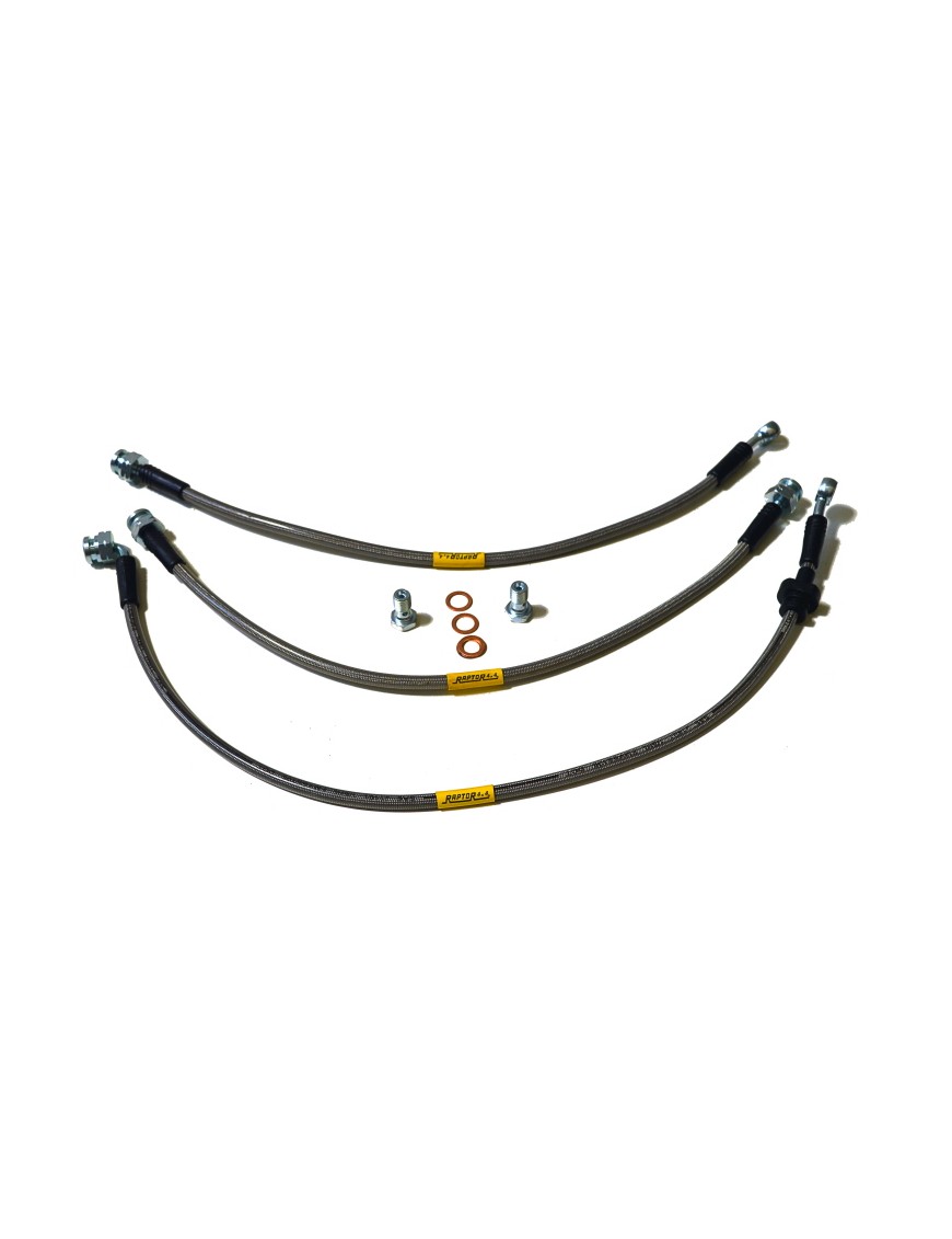 Zestaw przedłużonych elastycznych przewodów hamulcowych +10cm Suzuki Jimny
