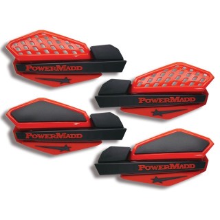 Osłony na dłonie POWERMADD Red/Black