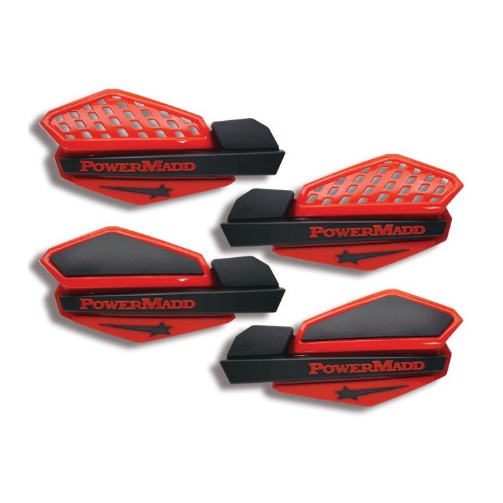 Osłony na dłonie POWERMADD Red/Black