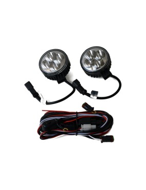 Zestaw 2 okrągłych lamp LED 24W 8,3cm