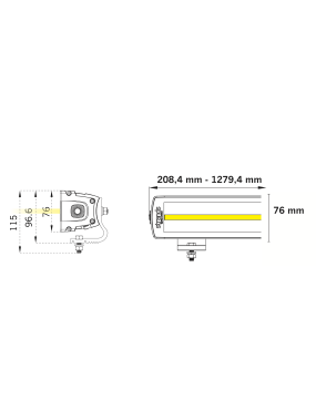 127cm | 50" Stranda Panel LED 809430 Siberia XP DR | Szekla4x4.pl