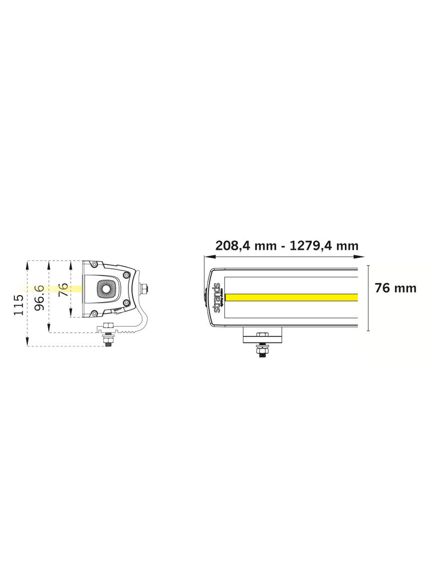 127cm | 50" Stranda Panel LED 809430 Siberia XP DR | Szekla4x4.pl