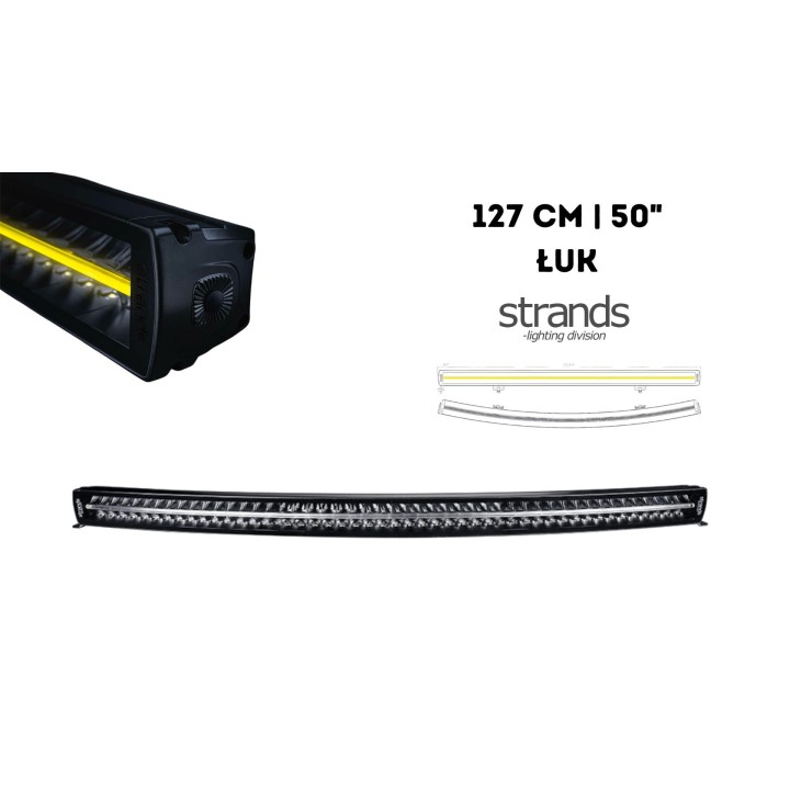 Panel LED ŁUK SIBERIA XP DRC LED BAR 50″ 127 CM 28100lm STRANDS