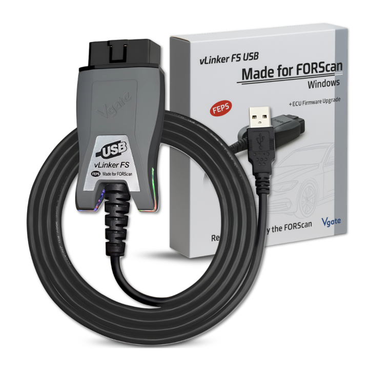Vgate vLinker FS USB ForScan Ford FEPS MS CAN