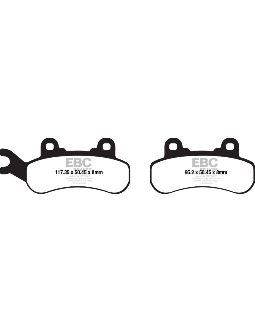 Klocki hamulcowe EBC FA683R Can-Am Maverick X3 | Szekla4x4.pl