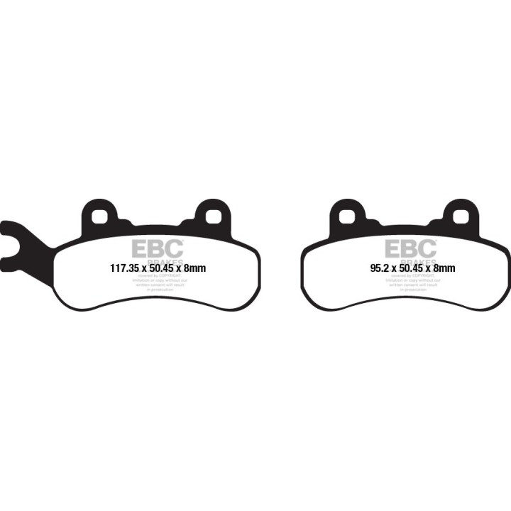 Klocki hamulcowe EBC FA683R Can-Am Maverick X3 - ujęcie 2