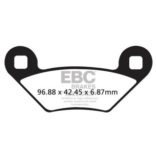 KLOCKI EBC FA475R POLARIS SPORTSMAN 550 850XP - ujęcie 2