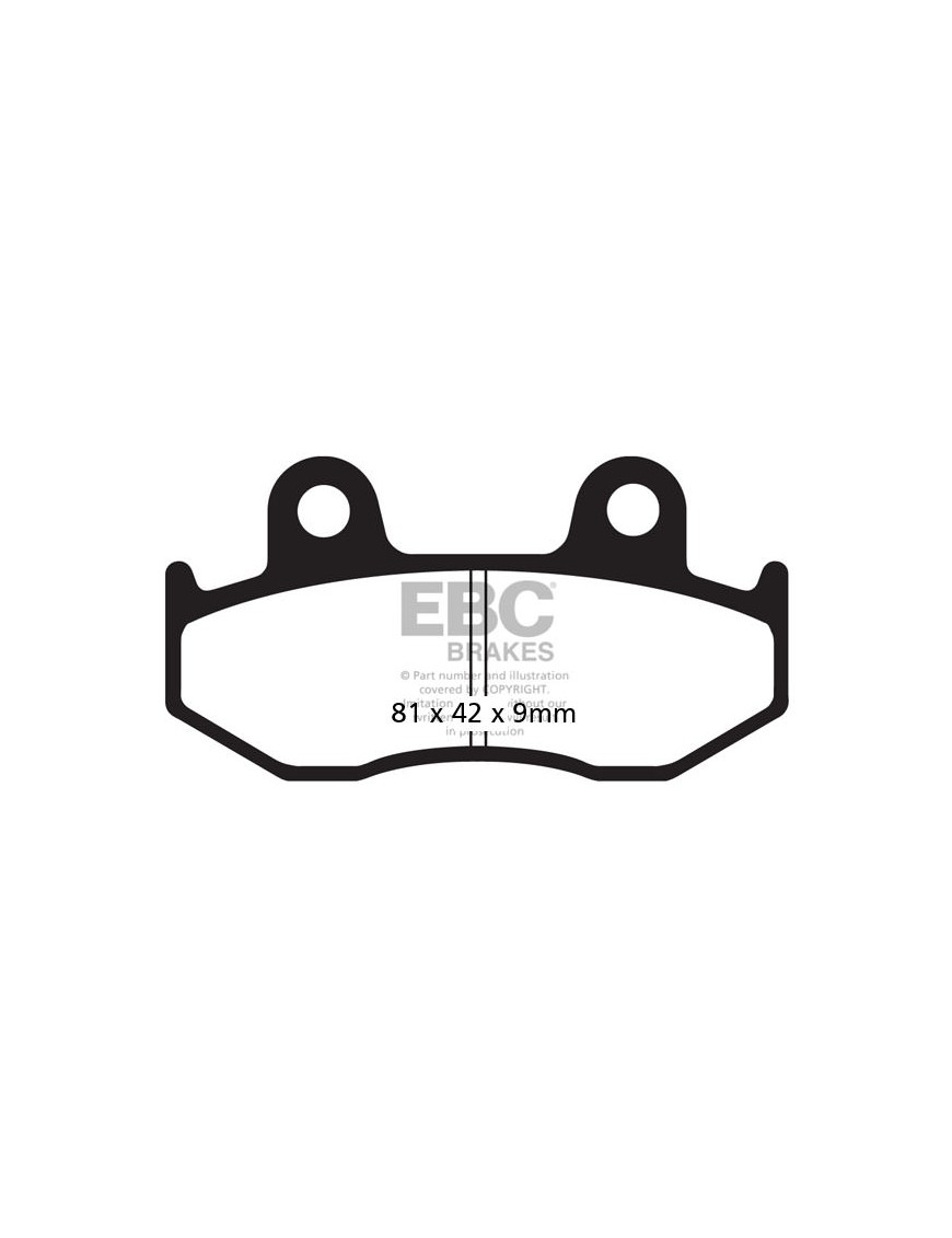 Klocki hamulcowe EBC FA323R YFM700 Raptor YFZ450 tylne | Szekla4x4.pl Klocki hamulcowe EBC FA323R YFM700 Raptor YFZ450 tylne | Szekla4x4.pl