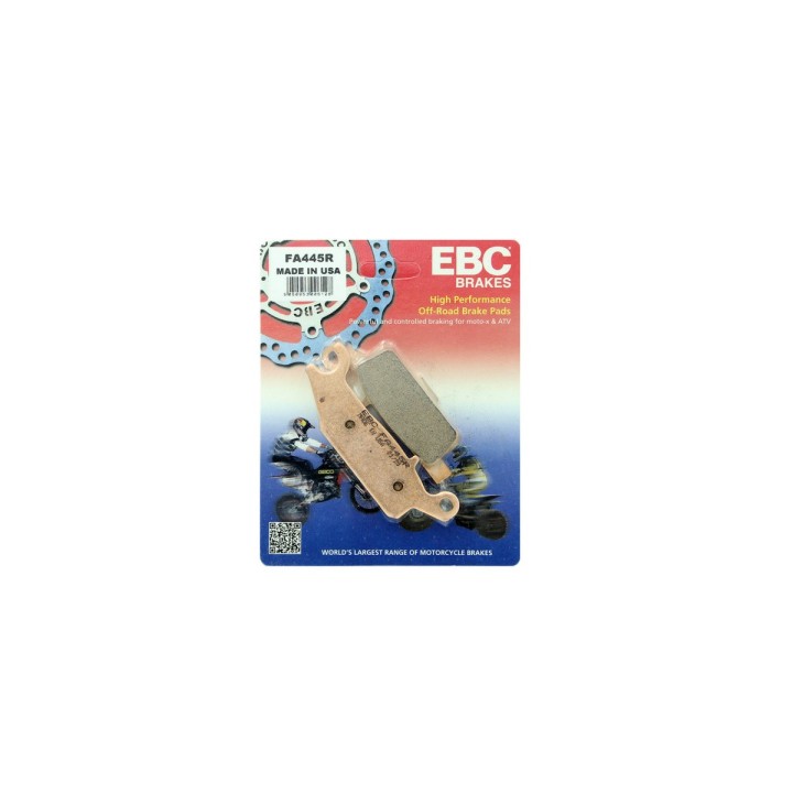 Klocki hamulcowe FA445R Grizzly 550 700 tylne lewa EBC