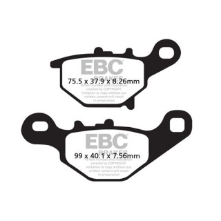 FA401R | Klocki hamulcowe Suzuki RM 85 EBC