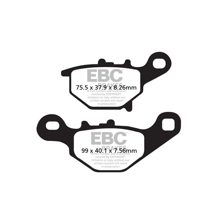 FA401R | Klocki hamulcowe Suzuki RM 85 EBC