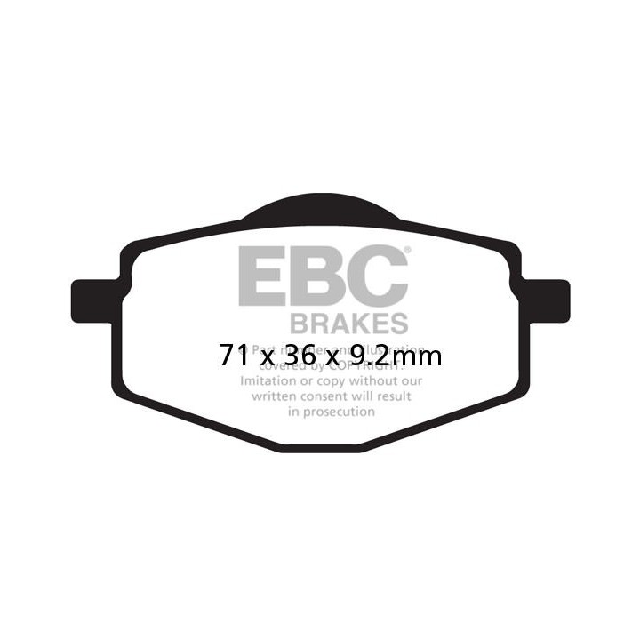 FA101R | Klocki hamulcowe EBC - ujęcie 2