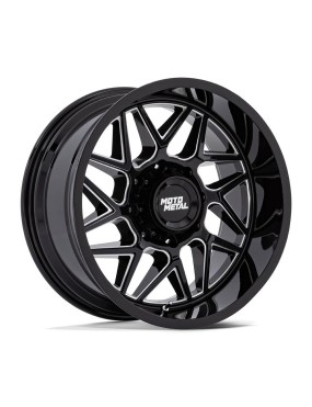 Felga aluminiowa MO812 TURBINE Gloss Black Milled MOTO METAL