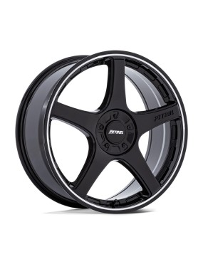 Felga aluminiowa PE003 P2E Gloss Black W/ Machined Lip PETROL