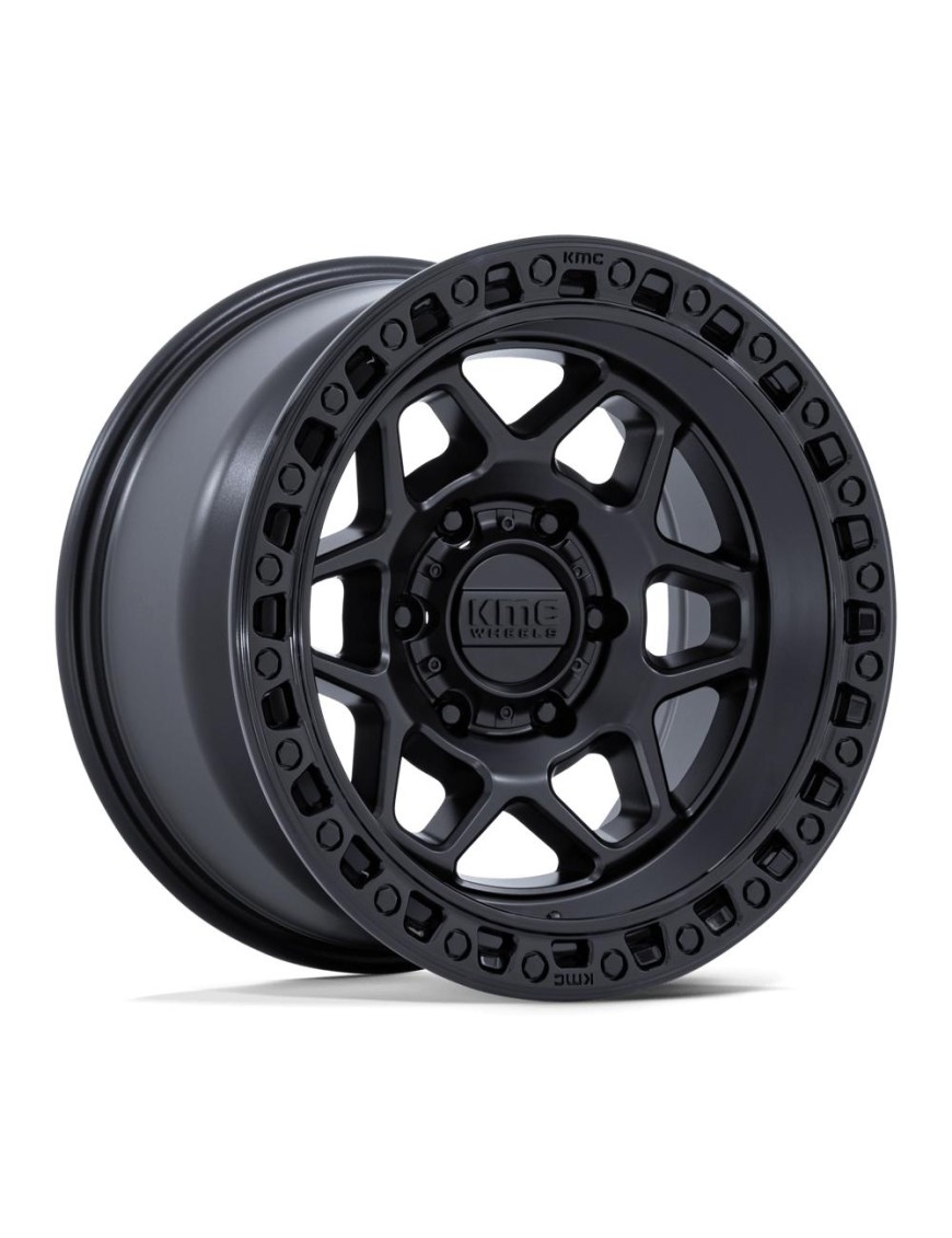 Felga aluminiowa KM553 TORX Matte Black W/ Gloss Black Lip KMC