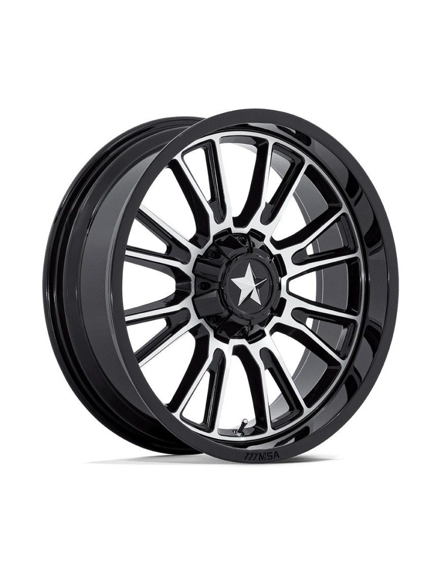 Felga aluminiowa M51 THUNDERLIPS Gloss Black Machined MSA