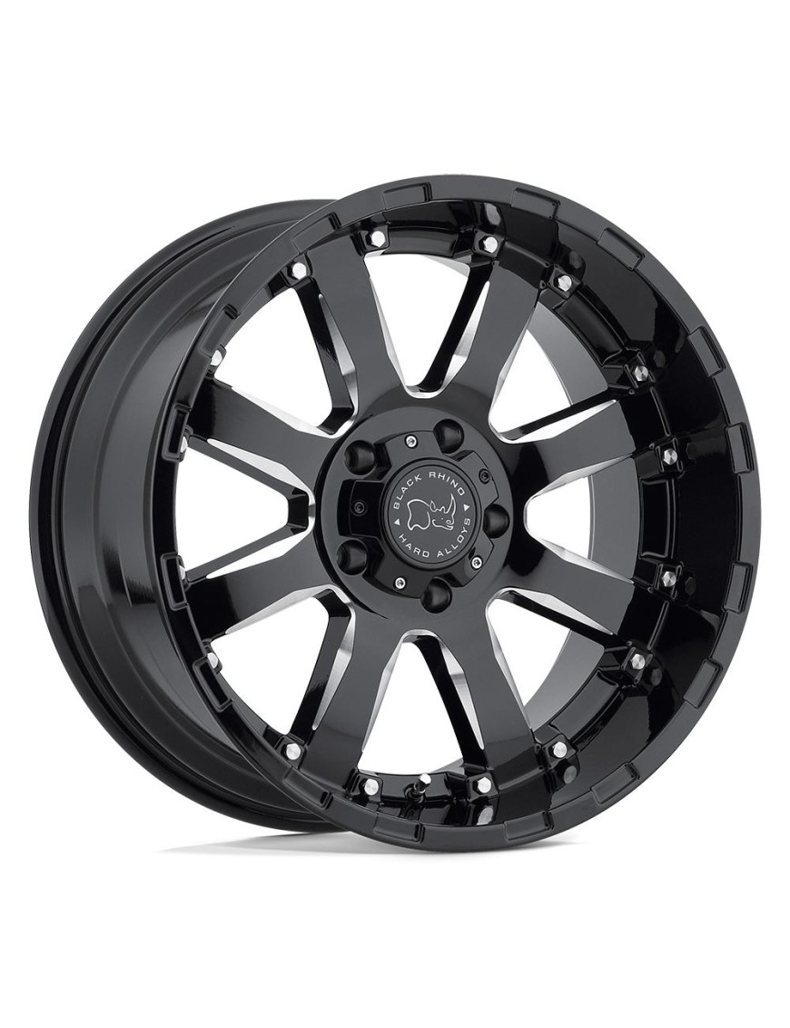 Felga aluminiowa SIERRA Gloss Black W/ Milled Spokes BLACK RHINO