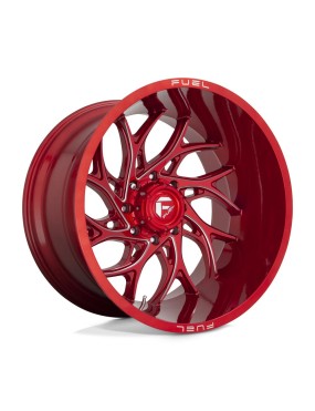 Felga aluminiowa D742 RUNNER Candy Red Milled FUEL