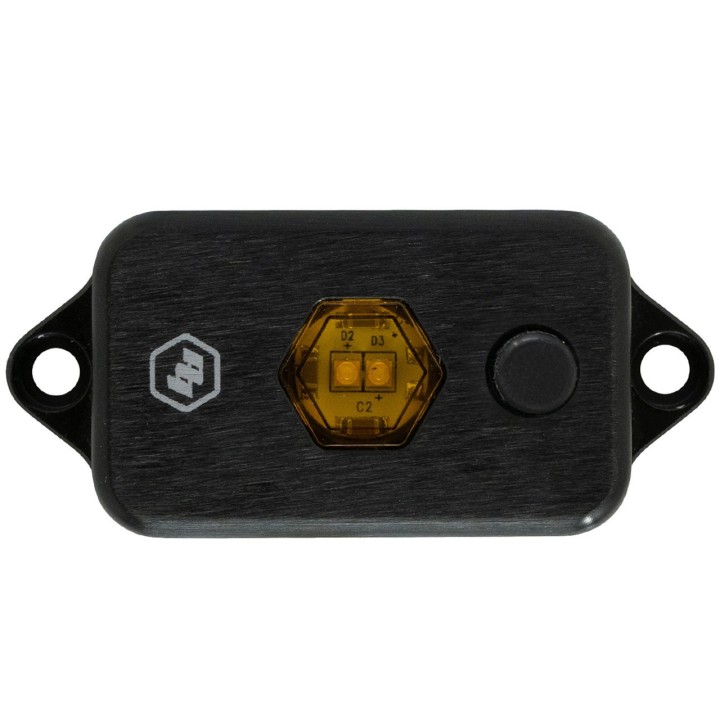 Uniwersalna lampka LED kopułkowa z włącznikiem AMBER Baja Designs