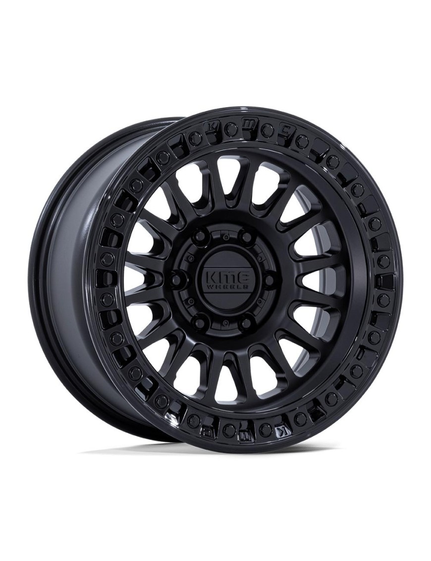 Felga aluminiowa KM552 IMS Matte Black W/ Gloss Black Lip KMC