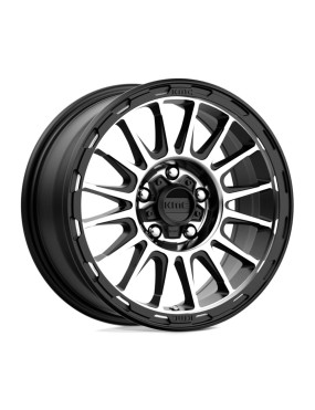 Felga aluminiowa KM542 IMPACT Satin Black Machined KMC
