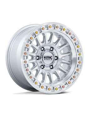 Felga aluminiowa KM552 IMS Gloss Silver W/ Machined Face KMC