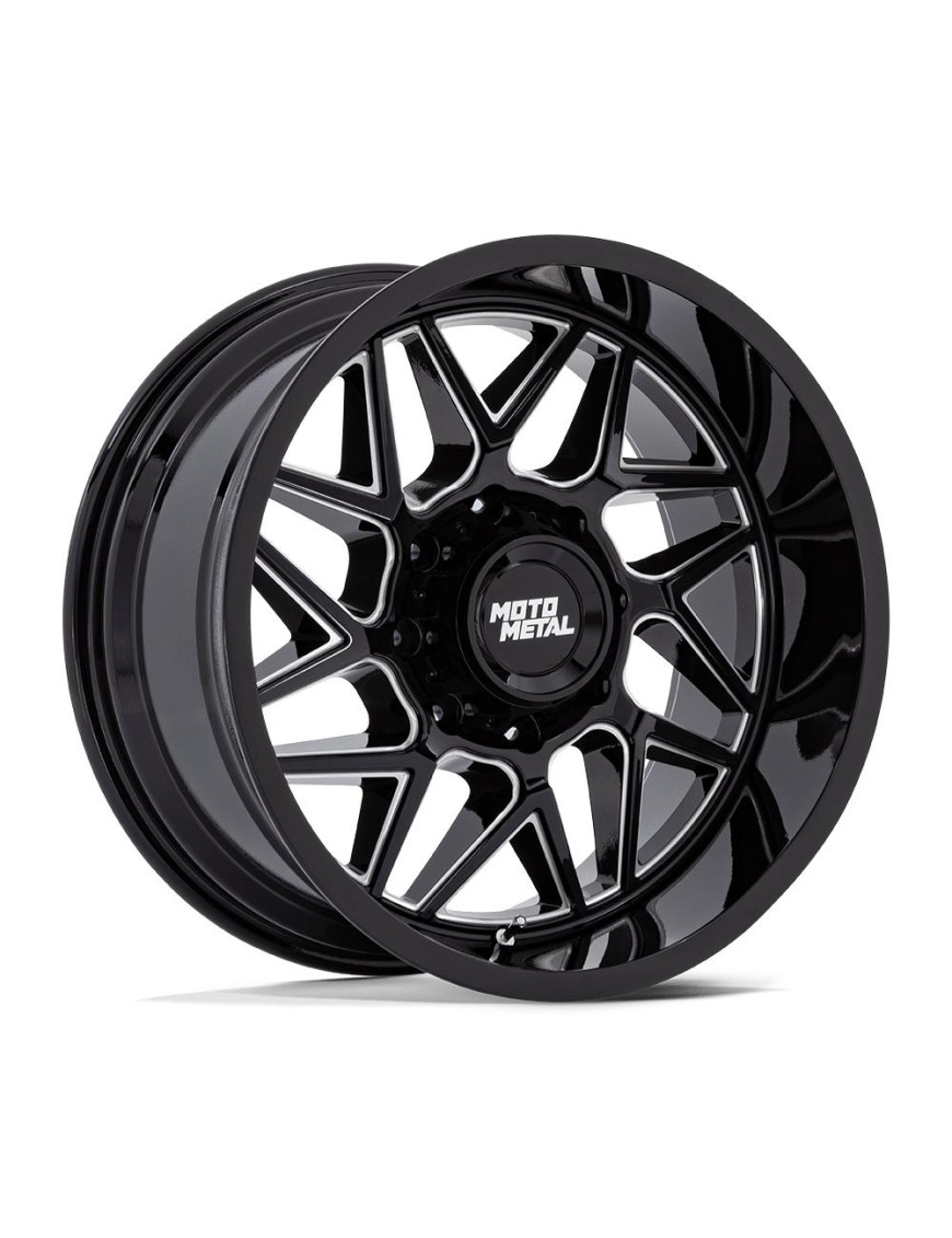 Felga aluminiowa MO812 TURBINE Gloss Black Milled MOTO METAL