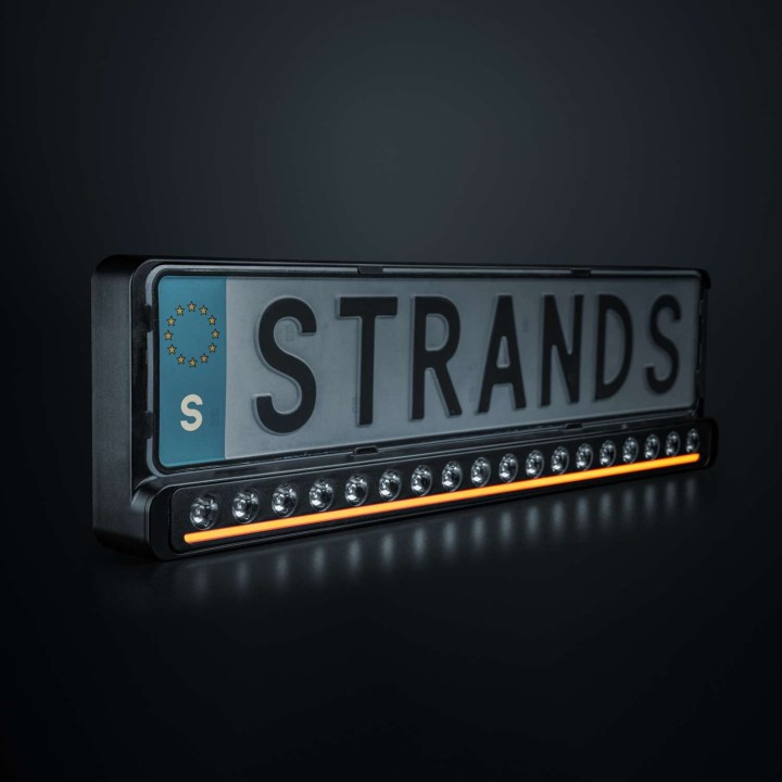 Ramka Tablicy Rejestracyjnej z LED 809455 STRANDS - ujęcie 2