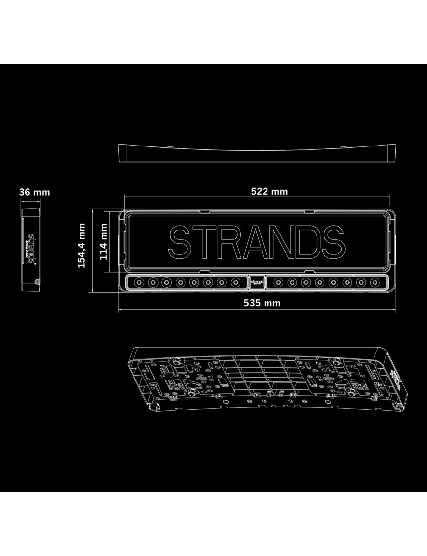 mocowanie tablicy rejestracyjnej z LED 8100lm | Szekla4x4.pl