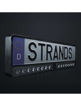 mocowanie tablicy rejestracyjnej z LED 8100lm | Szekla4x4.pl