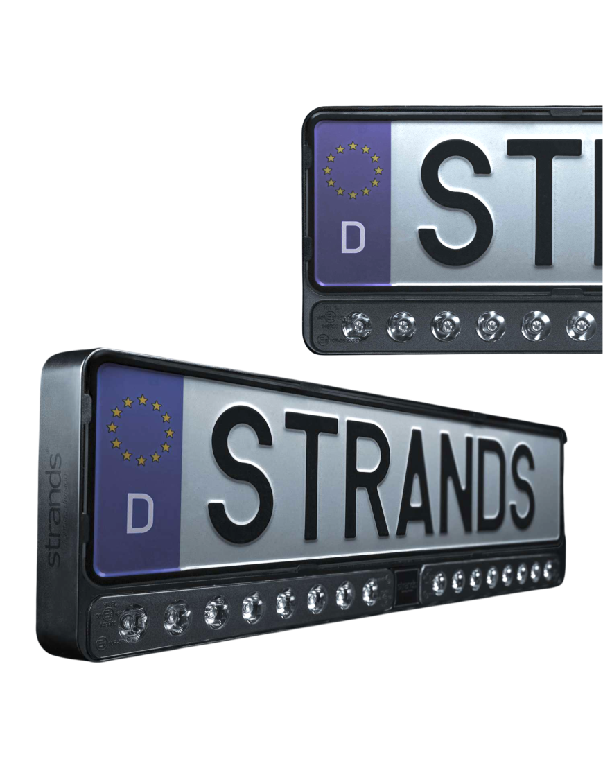 mocowanie tablicy rejestracyjnej z LED 8100lm | Szekla4x4.pl